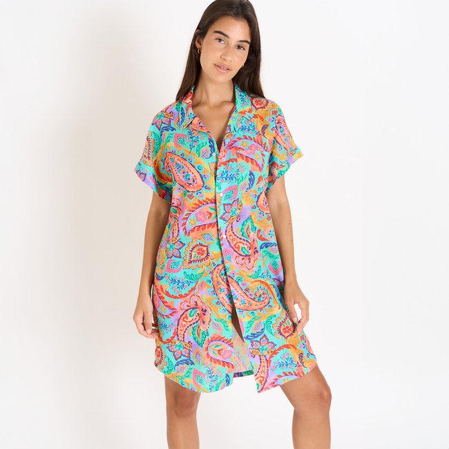 Chemise Palaca - COTPRASLIN turquoise <span itemprop=