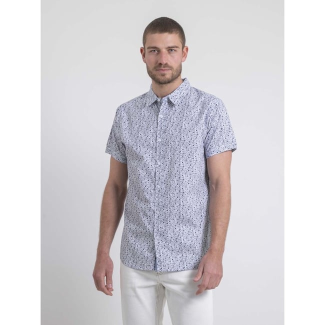 Chemise Manches Courtes Motifs Dulagon v002232 <span itemprop=