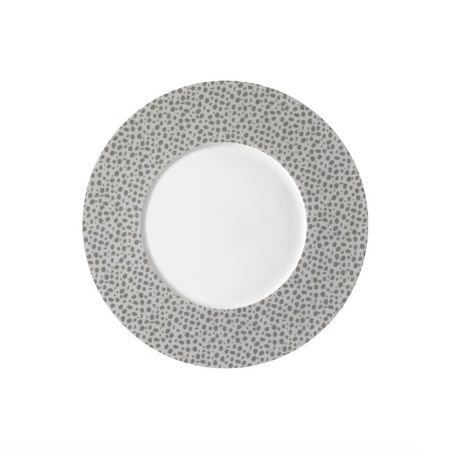Coffret 6 assiettes dessert - BAGHERA PLATINE - MEDARD DE NOBLAT