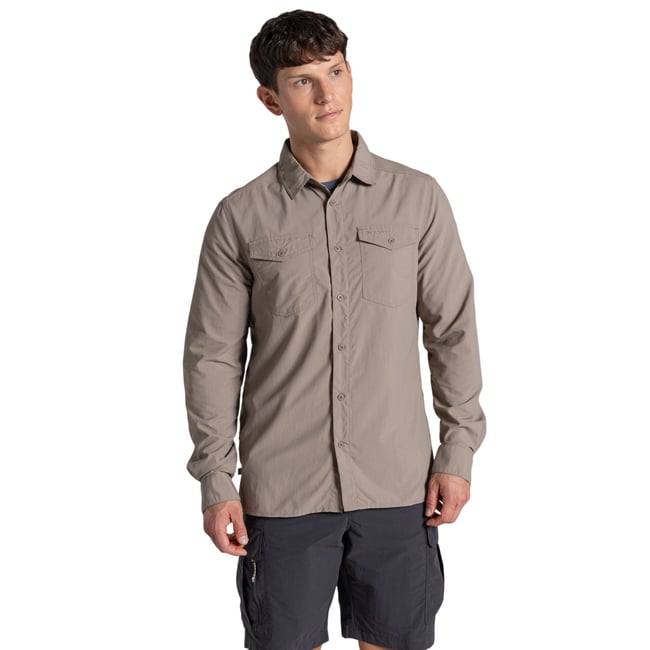 Chemise unie manches longues LOUKKOS - CRAGHOPPERS