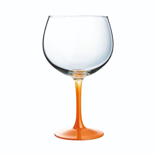 6 verres à cocktail 70 cl oranges -SUMMER POP Couleur orange <span itemprop=