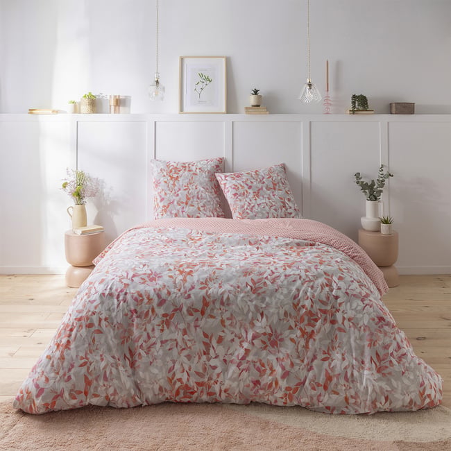 Pack Housse de couette + Taie(s) d'oreiller Coton Sous Bois sous bois <span itemprop=