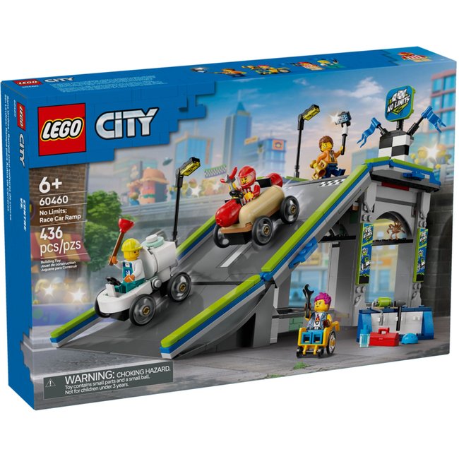 LEGO City - Zéro Limite : Rampe de Course pour Caisses à Savon - 60460 multicolore <span itemprop=