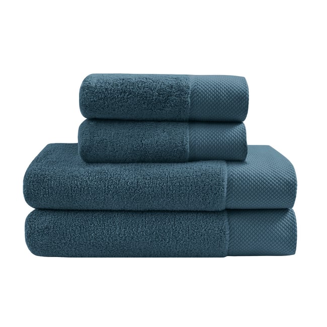 Ensemble Maxi bain 4 pièces (2 Maxi draps de bain + 2 serviettes) SENSOFT - SENSEI MAISON