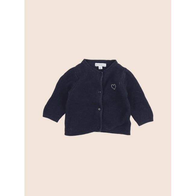 Gilet - Etat satisfaisant bleu <span itemprop=