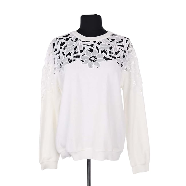 Pull - Très Bon État blanc <span itemprop=