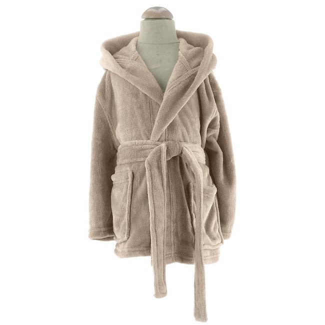 Peignoir enfant polaire chaud à capuche KOMO KIDS - SENSEI MAISON