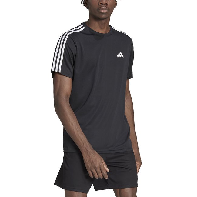 Camiseta de entrenamiento Train Essentials 3-Stripes negro <span itemprop=