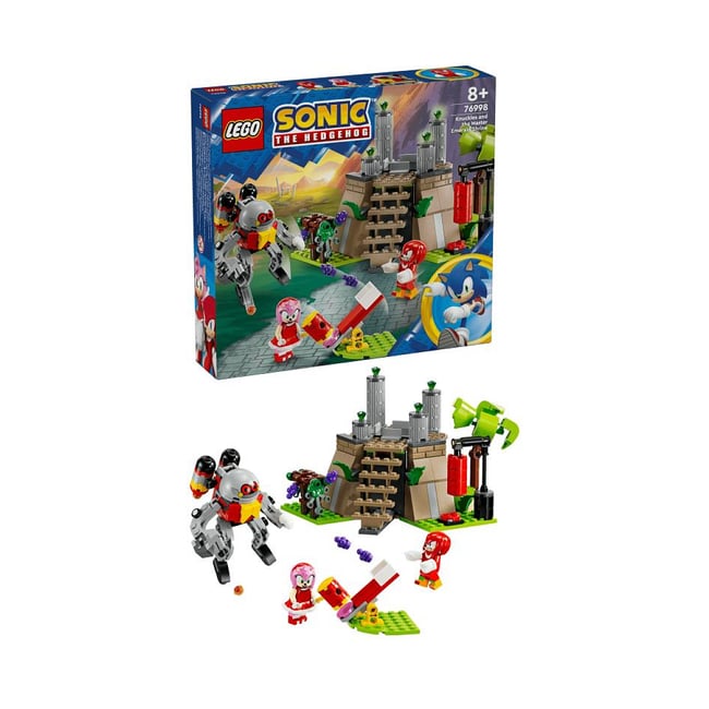 LEGO Sonic The Hedgehog - Knuckles et le sanctuaire du Master Emerald - 76998 rouge <span itemprop=