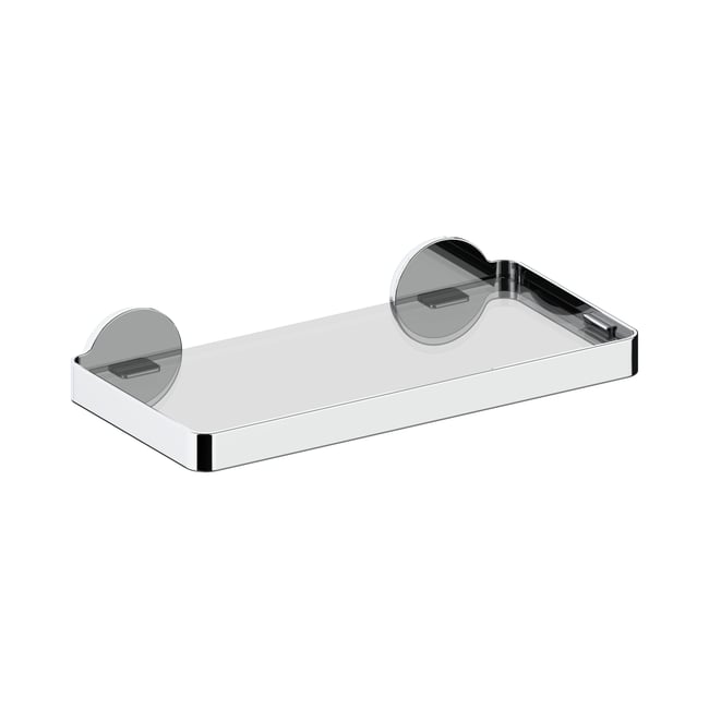 Etagère de salle de bains en acier, ESSENTIAL Couleur chrome <span itemprop=