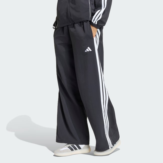 Pantalon De Survêtement Avec Élastiques Jambes Larges Toile Iconic - ADIDAS SPORTSWEAR
