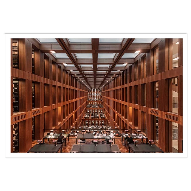 Affiche photo library in berlin - - HEXOA