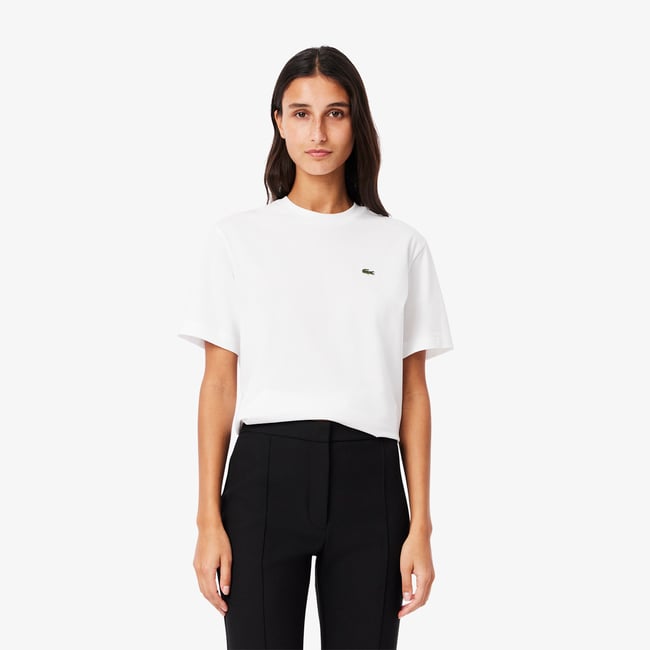 T-shirt relaxed fit coton doux  - LACOSTE