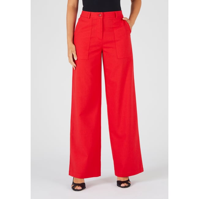 Pantalon mélange lin et coton - DAMART