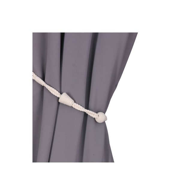 Embrasse à rideaux torsadée en coton autre <span itemprop=