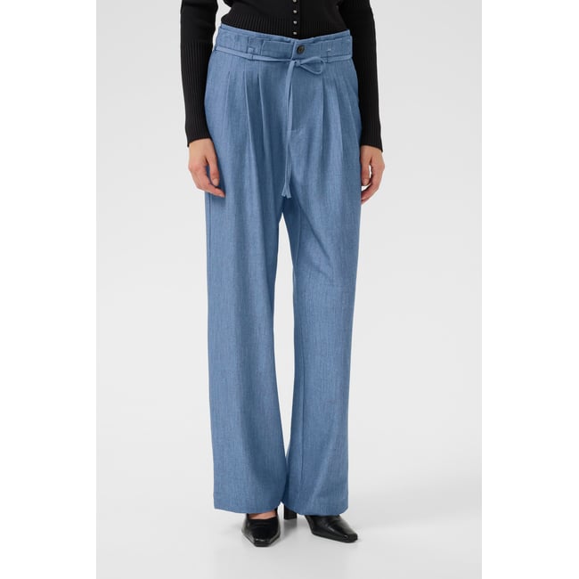Pantalon casual bleu coronet blue <span itemprop=