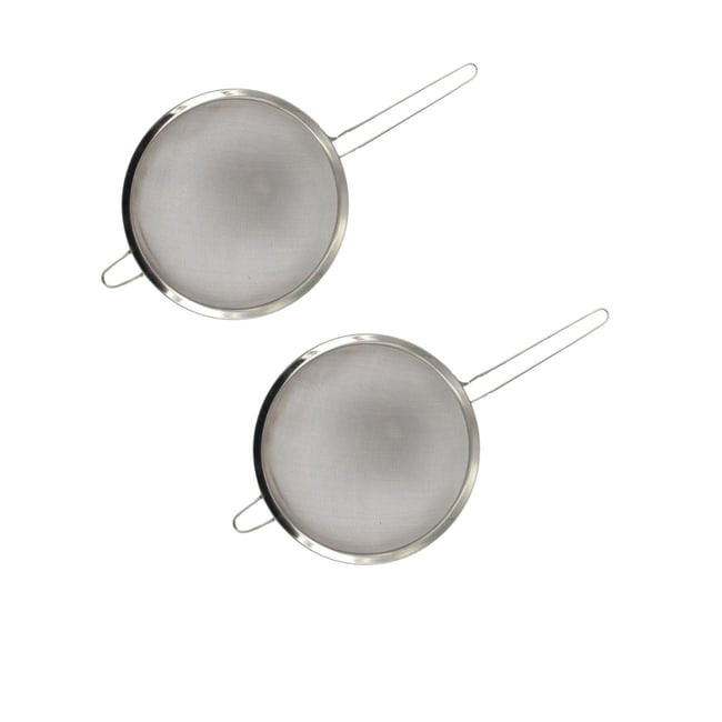 Ensemble de 2 Passoires inox XL 24 cm inox <span itemprop=
