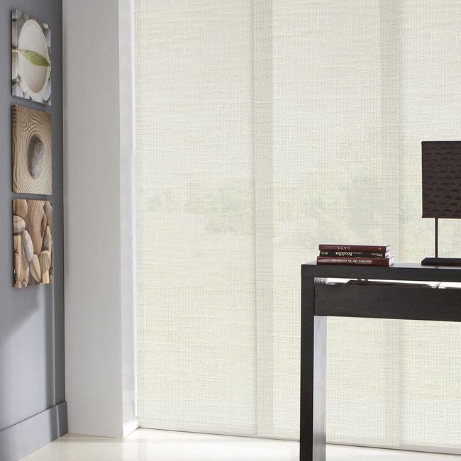 Panneau japonais tamisant effet lin 60cm lin <span itemprop=