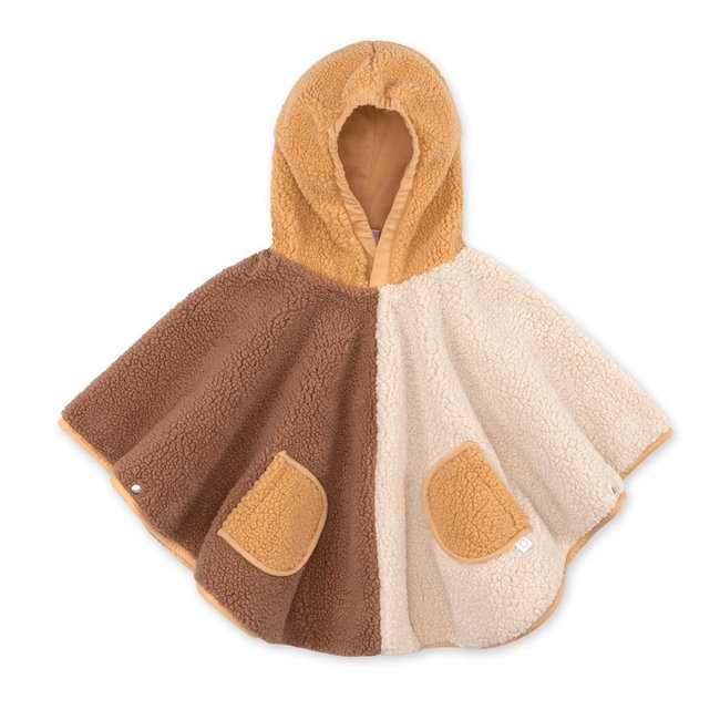 Poncho de voyage - Teddy douillet muffin <span itemprop=