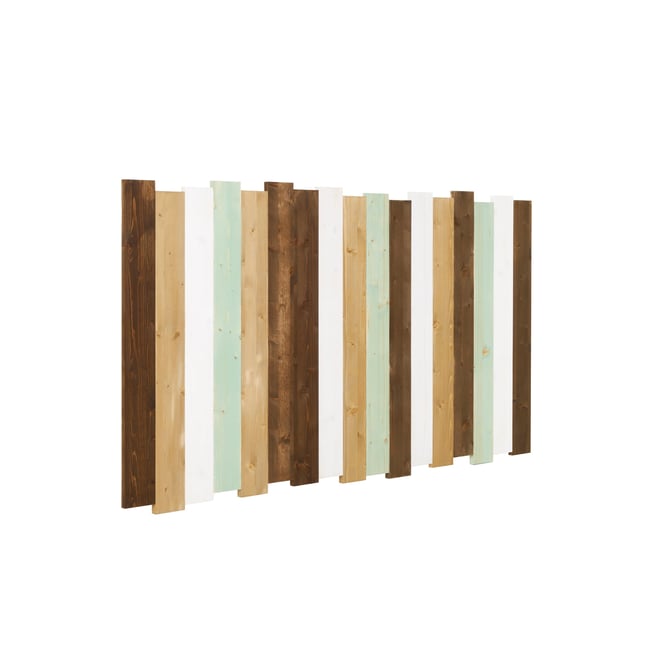 Tête de lit sapin massif multicolore 160 cm - DAKARI - HANNUN