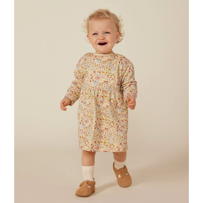 Vestido estampado de mangas compridas estampado <span itemprop=