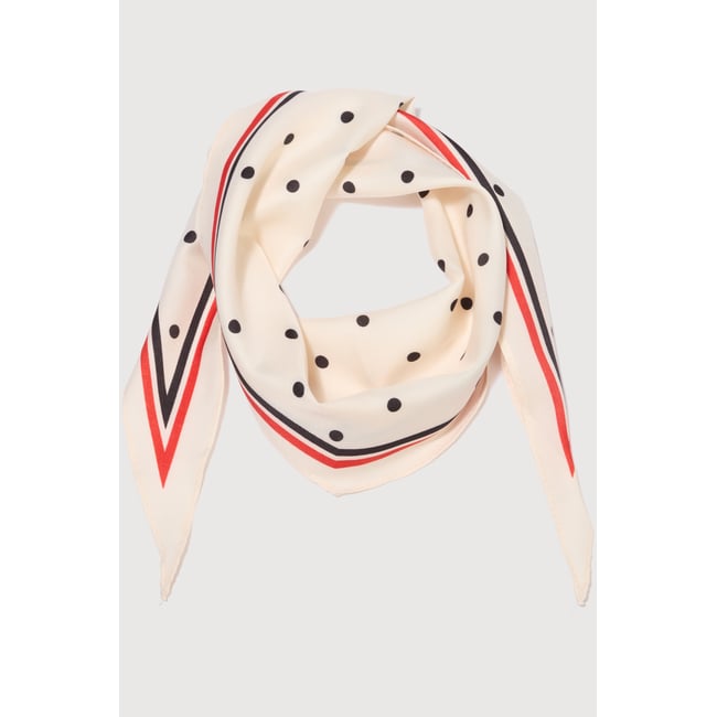 Foulard blanc <span itemprop=