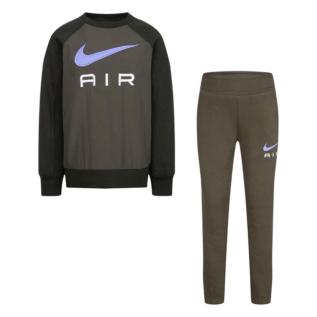 Sweatshirt/Joggers Outfit, green, NIKE