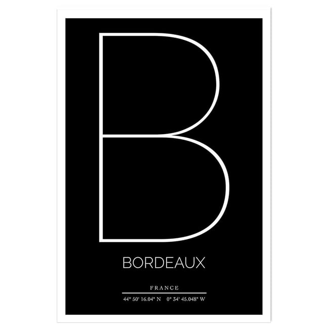 Poster b bordeaux - HEXOA