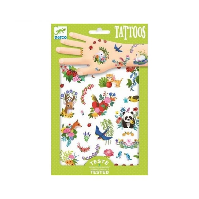 Tatouage enfants 50 Tattoos prédécoupés Bang bang Djeco