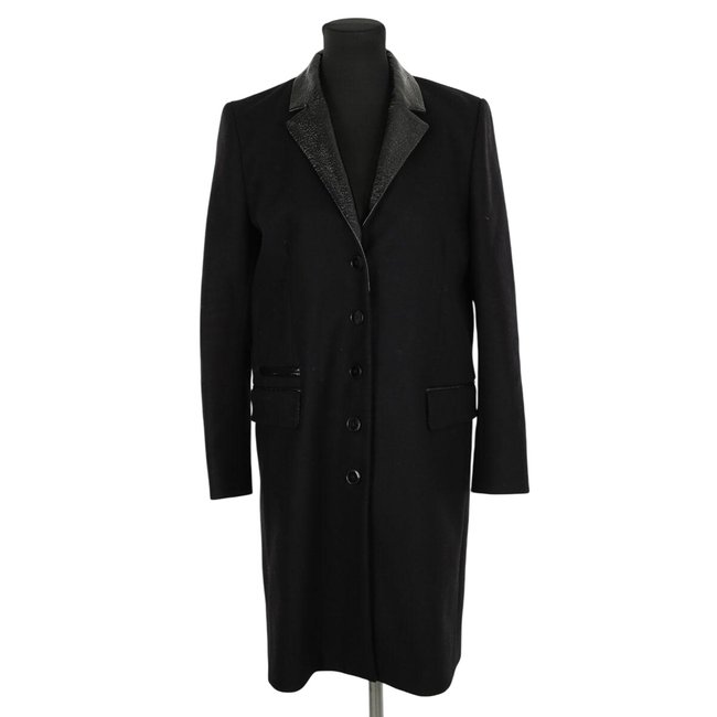 Manteau en laine - Très Bon État noir <span itemprop=