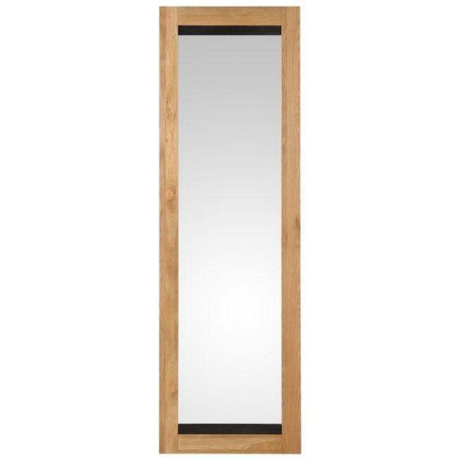 Miroir rectangulaire chêne 190 x 60 cm Manhattan Couleur naturel clair <span itemprop=