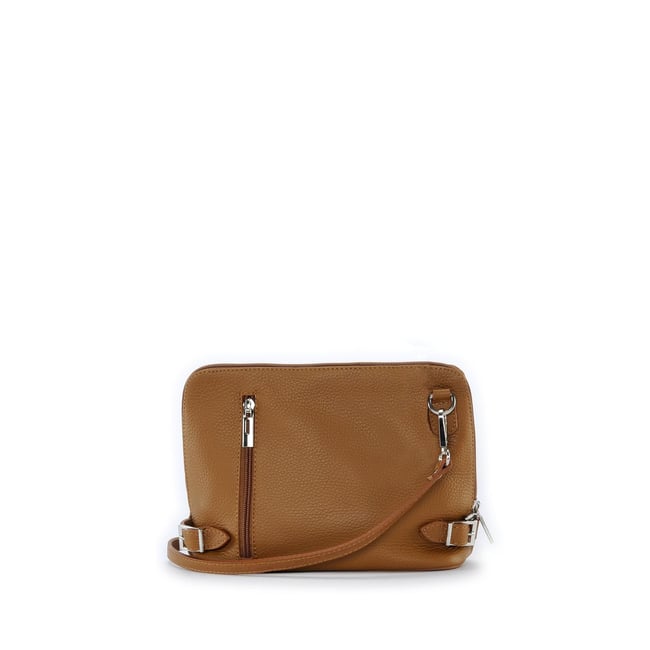 Sac bandoulière en cuir grainé italien MIA - OH MY BAG