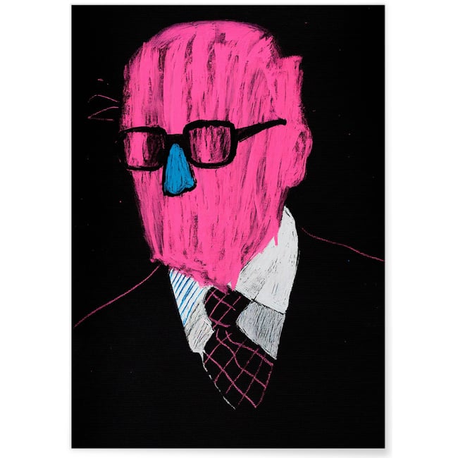 Affiche Homme rose Couleur blanc <span itemprop=