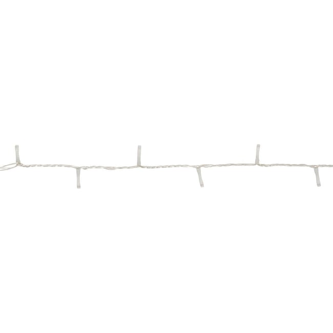 Guirlande lumineuse d'extérieur 7,5 m 100 LED ambré fil transparent 13 fonctions avec minuteur sur secteur Couleur blanc froid chaud <span itemprop=