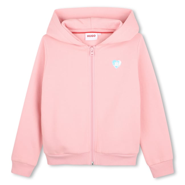 Cardigan à capuche pink dolphin <span itemprop=