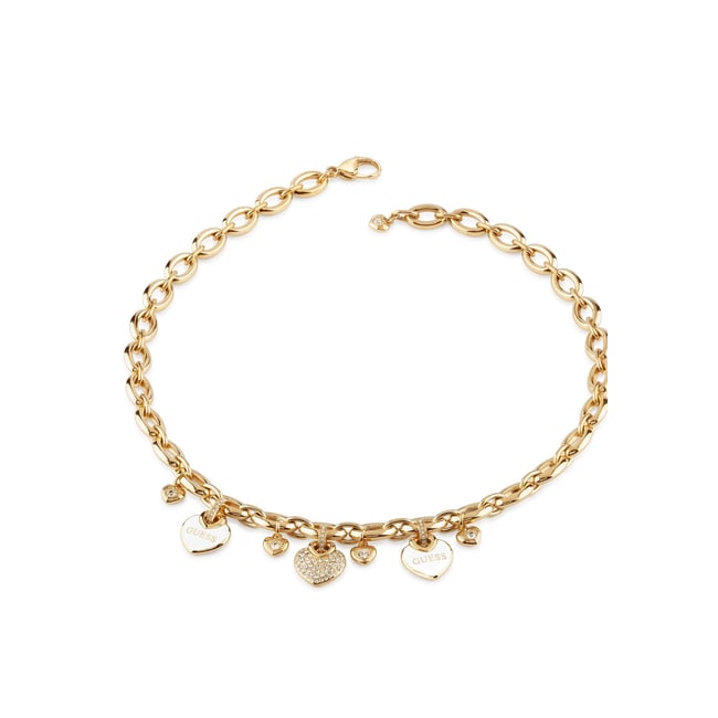 Collier Crazy In Love blanc multi <span itemprop=