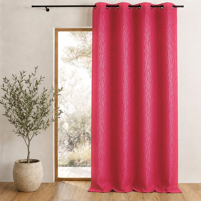 Rideau en jacquard fantaisie - HOME MAISON