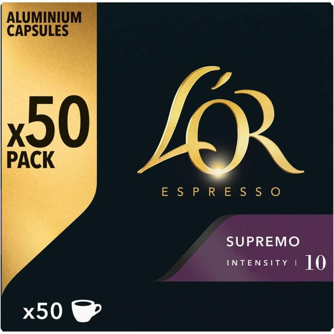 Capsules Espresso SUPREMO x50 260g - L'OR