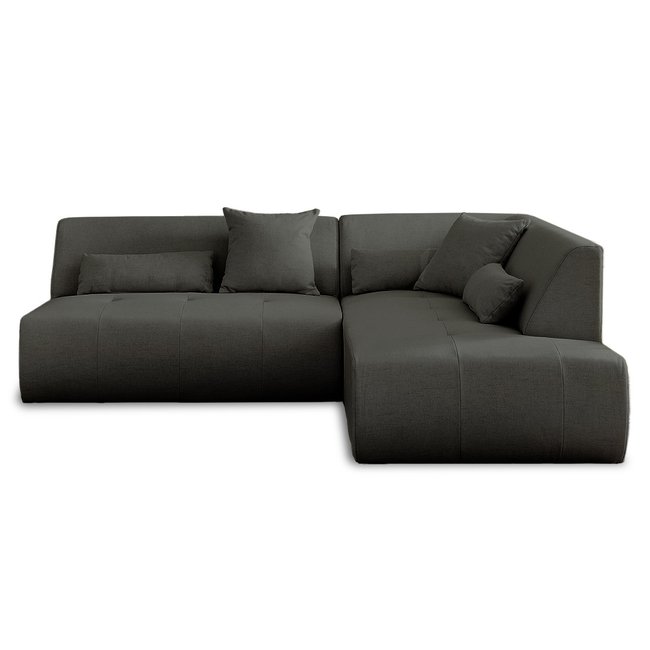 Canapé d'Angle droit en Tissu 5 places - ONYX - LISA DESIGN
