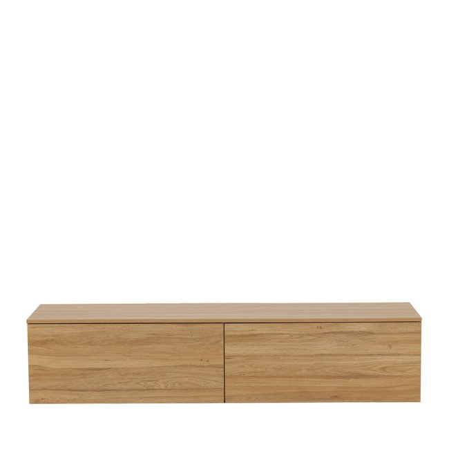 Meuble TV suspendu 2 tiroirs en bois L160cm- FRIHAMN - VENTURE HOME