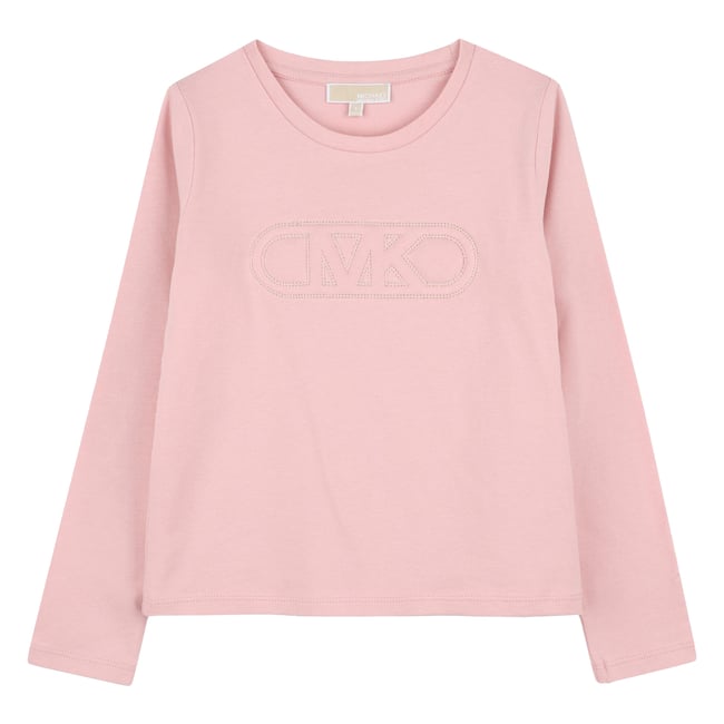 T-shirt manches longues en jersey dusty pink <span itemprop=