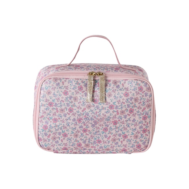 Sac à goûter polyester rose dragée <span itemprop=