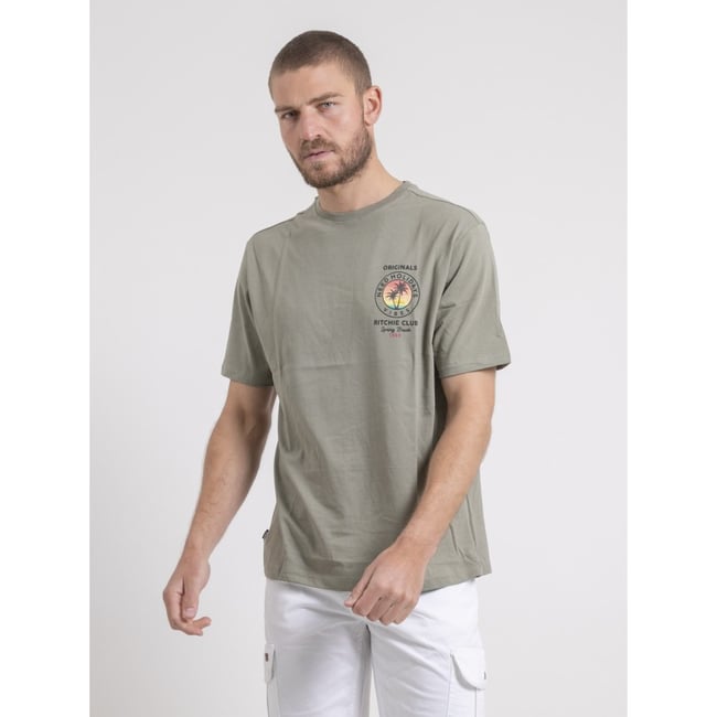 T-shirt Col Rond Oversize Pur Coton Nahamas - RITCHIE