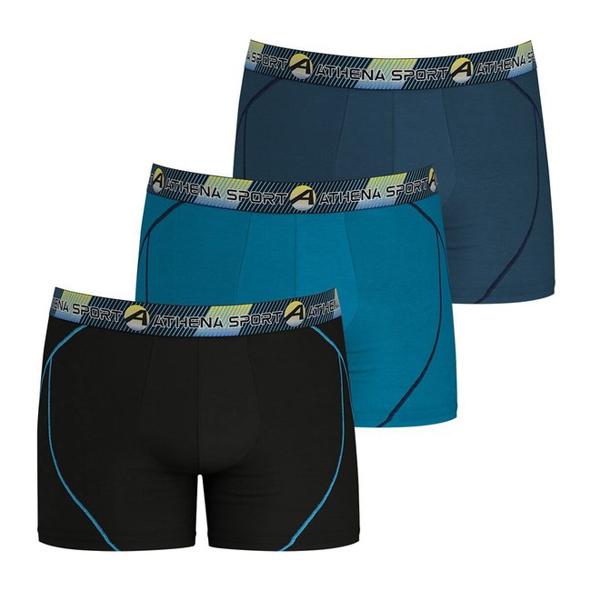 Lot de 3 boxers long Training - ATHENA
