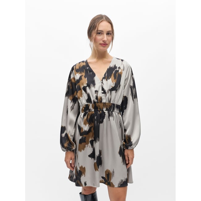 Robe Smockée gris - opal gray1 <span itemprop=