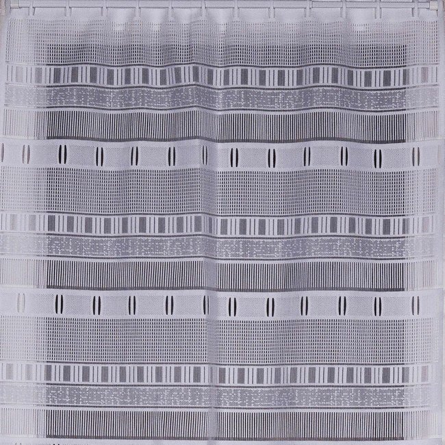 Modulable en maille géométrique blanc <span itemprop=