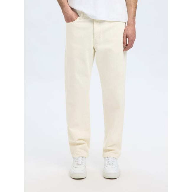 Jean Droit white denim <span itemprop=