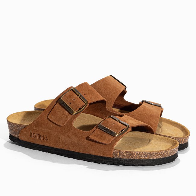 Sandales en cuir suédé ATLAS pour homme - BAYTON