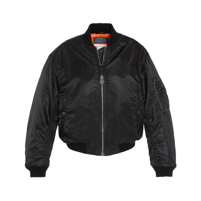 Blouson bomber coupe 90's en nylon recyclé - SCHOTT