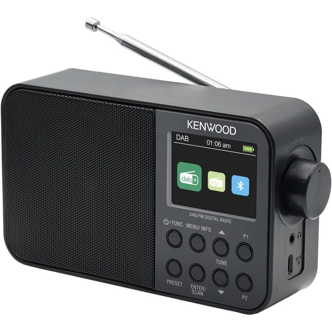 Radio DAB DAB BT CRM30DAB-B Noir KENW - KENWOOD